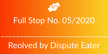 Full Stop No. 05/2020 (Property-Dispute)