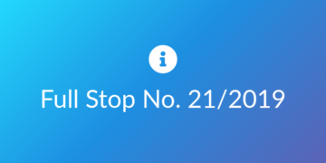 Full Stop No. 21/2019 (Criminal Dispute)