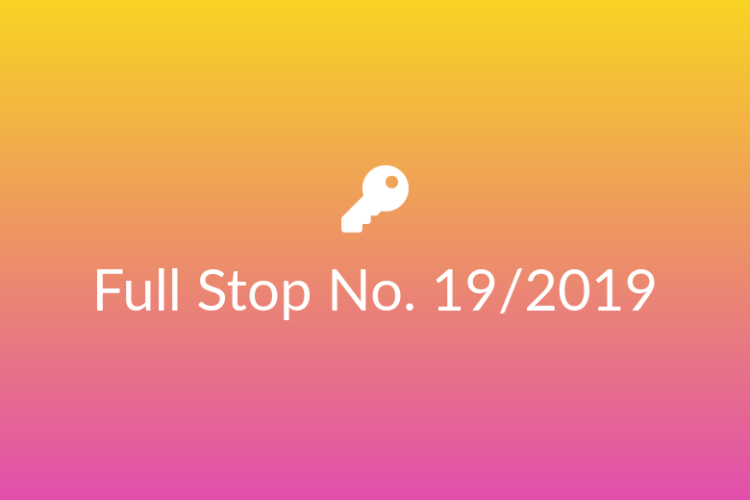 Full Stop No. 19/2019 (Family Dispute)