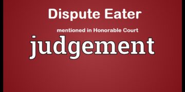 न्यायिक निर्णयों में “डिस्प्यूट-ईटर” भी जगह बना रहा है।