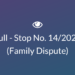 Full-Stop No. 14/2022 (Family-Dispute)