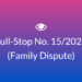 Full-Stop No. 15/2022 (Family-Dispute)