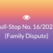 Full-Stop No. 16/2022 (Family-Dispute)