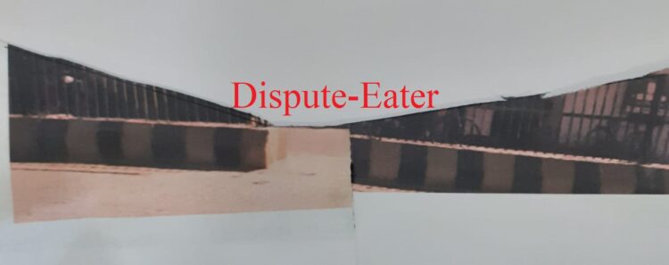 हाथी चौक से लेप्रोसी मिशन चौक तक सड़क पर बने डिवाइडर के ऊपर लोहे के ग्रिल के बनावट में बदलाव लाने हेतु “डिस्प्यूट-ईटर” द्वारा जिलाधिकारी को पत्र।