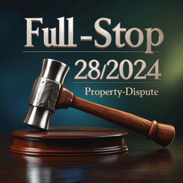 Full Stop No. 28/2024 (Property – Dispute)