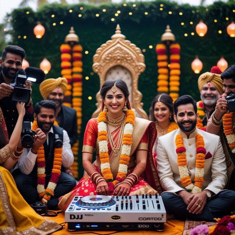 कैमरे के फ़्लैश में धुंधले होते वैवाहिक संस्कार।