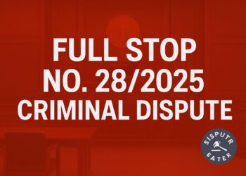 Full-Stop No. 28/2025 (Criminal Dispute)