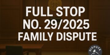 Full Stop No. 29/2025 (Family – Dispute)