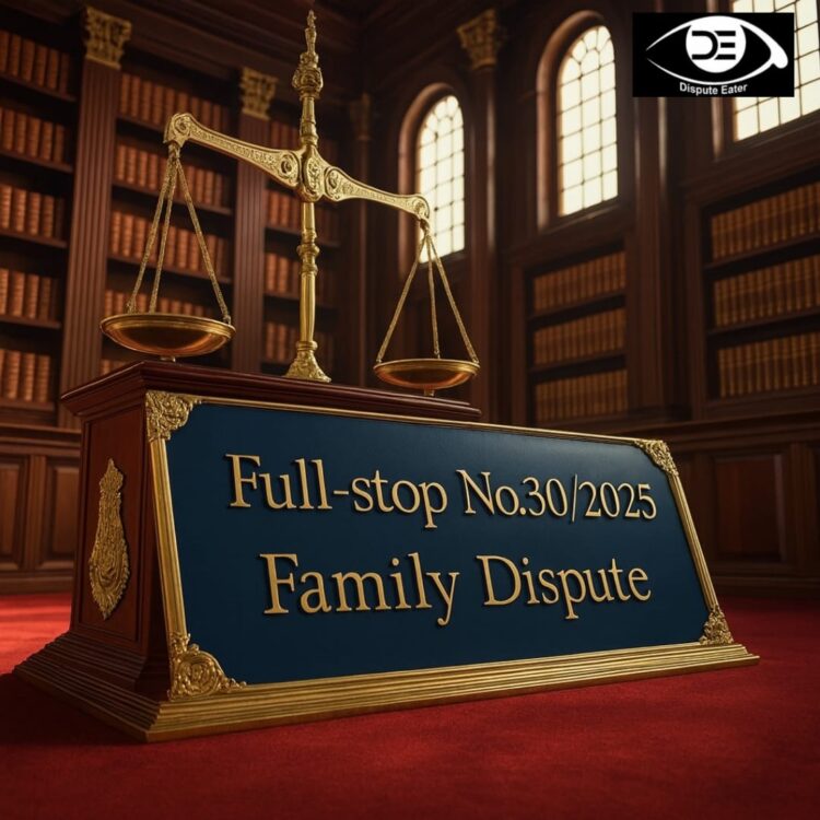 Full-Stop No. 30/2025 (Family Dispute)