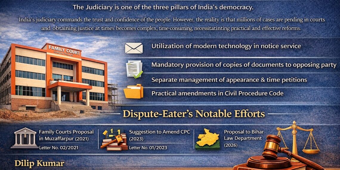 न्यायिक सुधार की दिशा में एक सार्थक पहल।