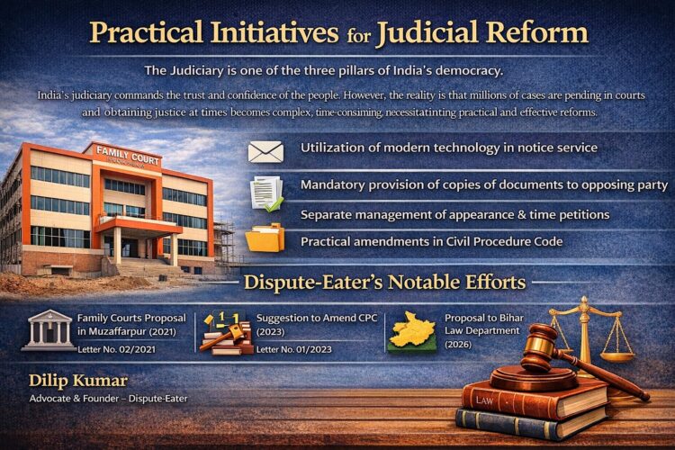 न्यायिक सुधार की दिशा में व्यावहारिक पहल।